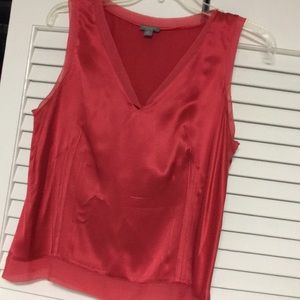 Ann Taylor red silk top